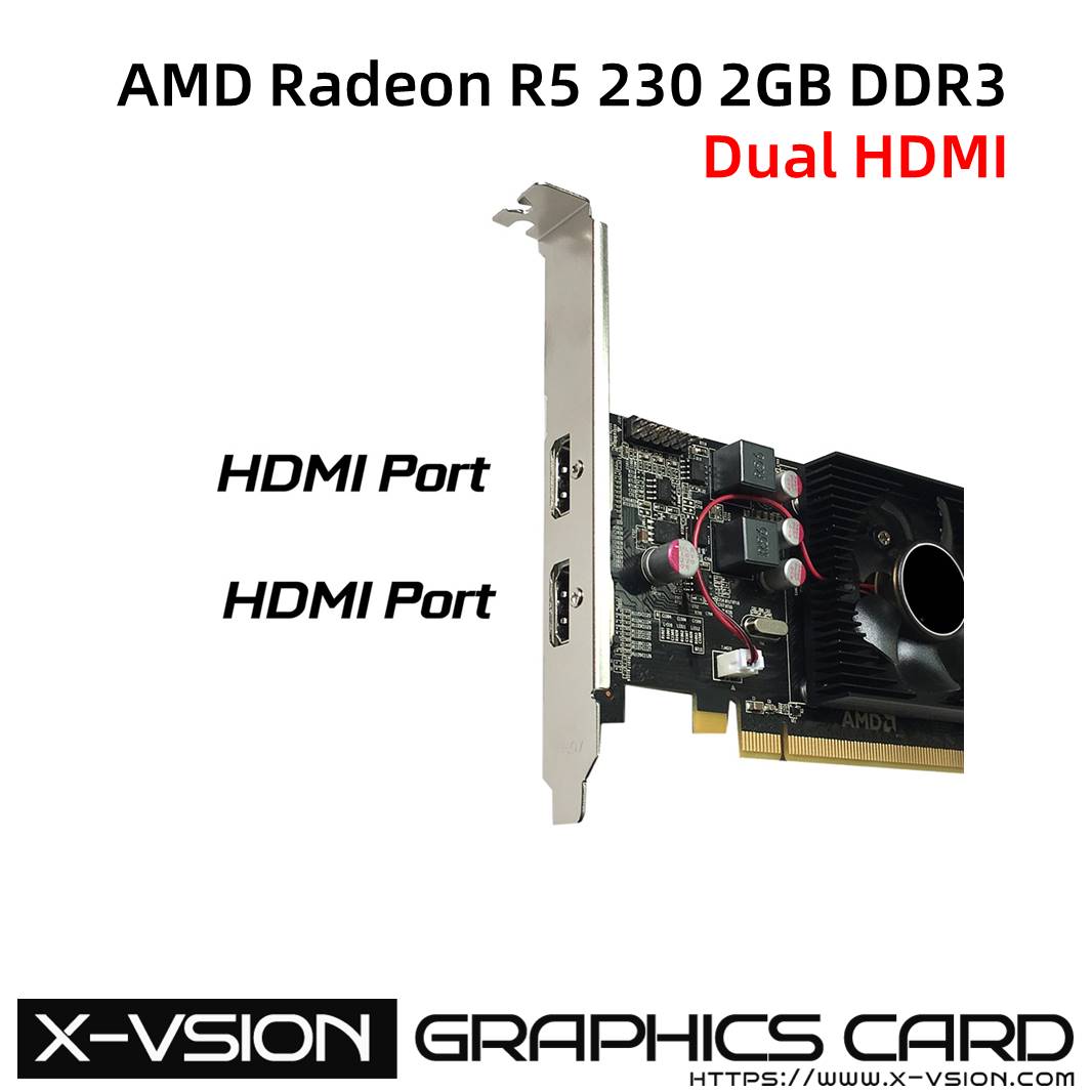 X-VSION Radeon R5 230 2GB Dual HDMI Ports 4 X-VSION Radeon R5 230 2GB Dual HDMI Ports - Image 4