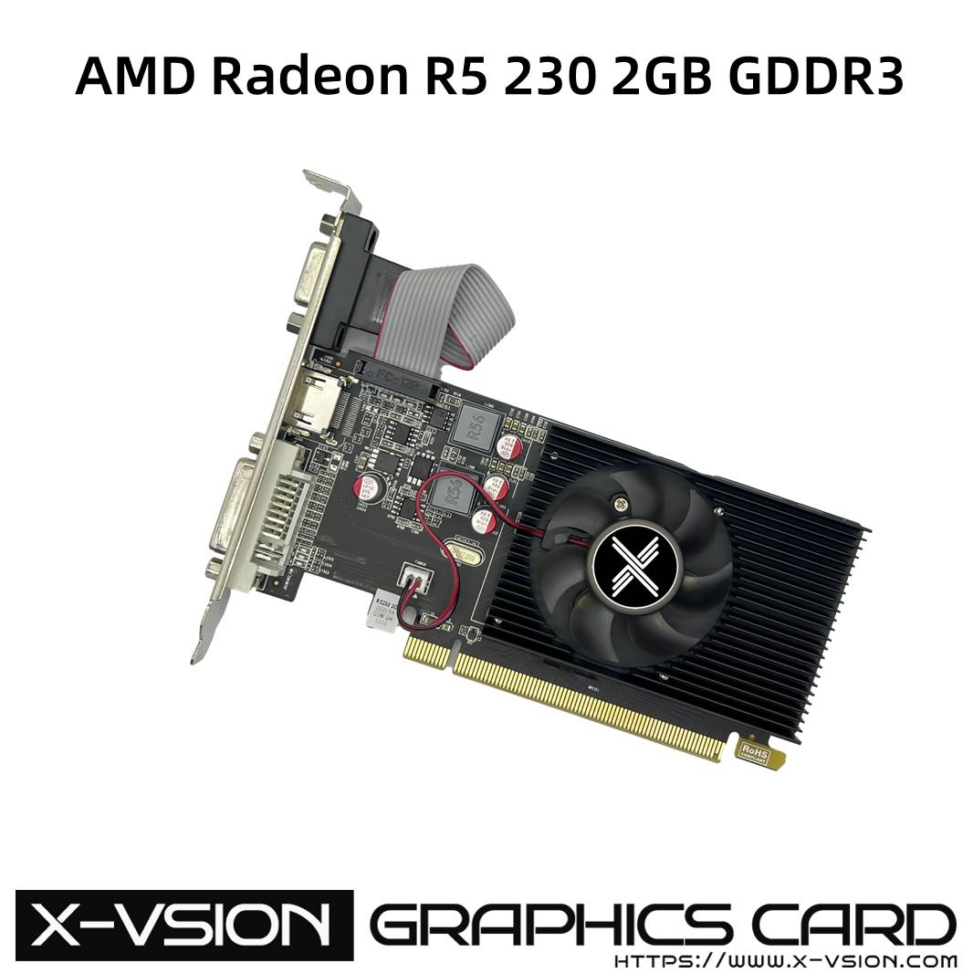 X-VSION Radeon R5 230 2GB DDR3 GRAPHICS CARD 3 X-VSION Radeon R5 230 2GB DDR3 GRAPHICS CARD - Image 3