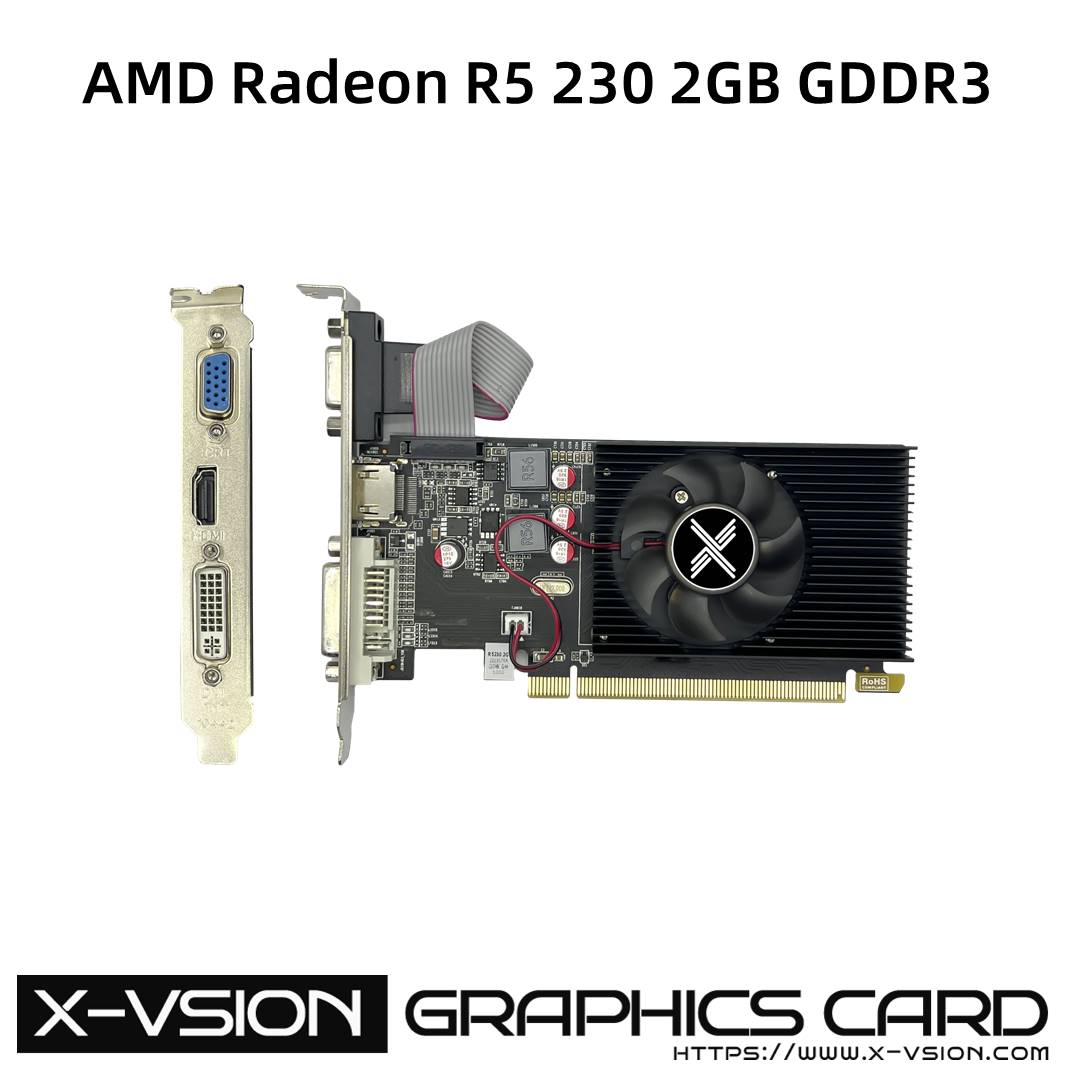 X-VSION Radeon R5 230 2GB DDR3 GRAPHICS CARD 4 X-VSION Radeon R5 230 2GB DDR3 GRAPHICS CARD - Image 4