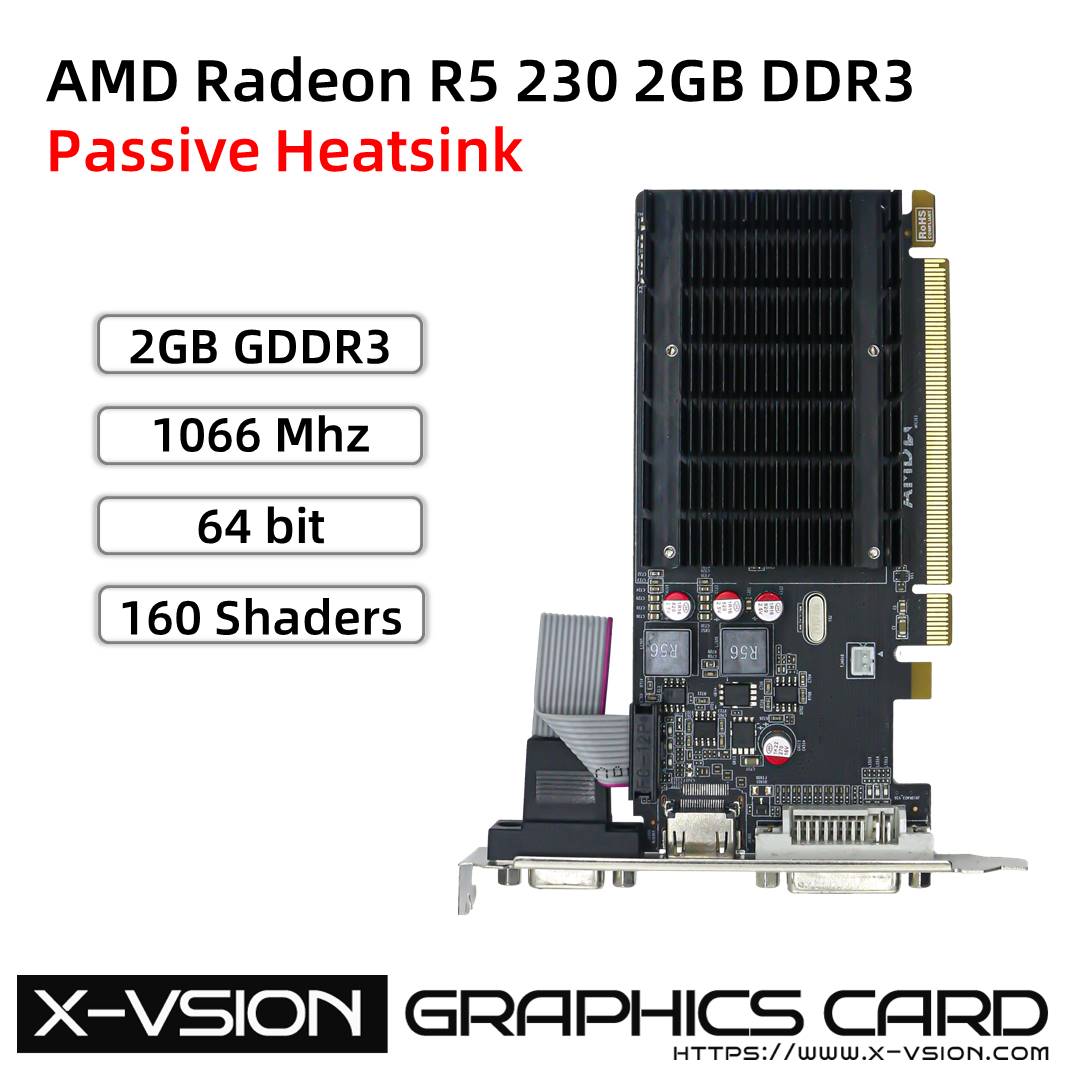 X-VSION Radeon R5 230 2GB DDR3 PASSIVE 2 X-VSION Radeon R5 230 2GB DDR3 PASSIVE - Image 2