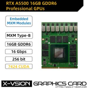 X-VSION MXM Embedded Module RTX A5500 16GB  professional GPU powerful visual