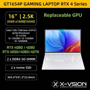 16" GT1654P Gaming Laptop RTX 4 Series GPUs
