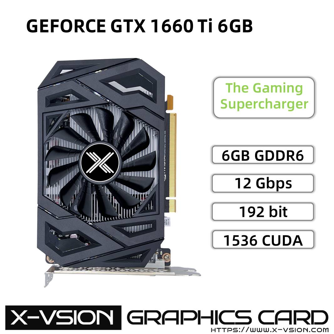 X-VSION GTX 1660 Ti 6GB GDDR6 show more captivating excellent performance. 2 X-VSION GTX 1660 Ti 6GB GDDR6 show more captivating excellent performance. - Image 2