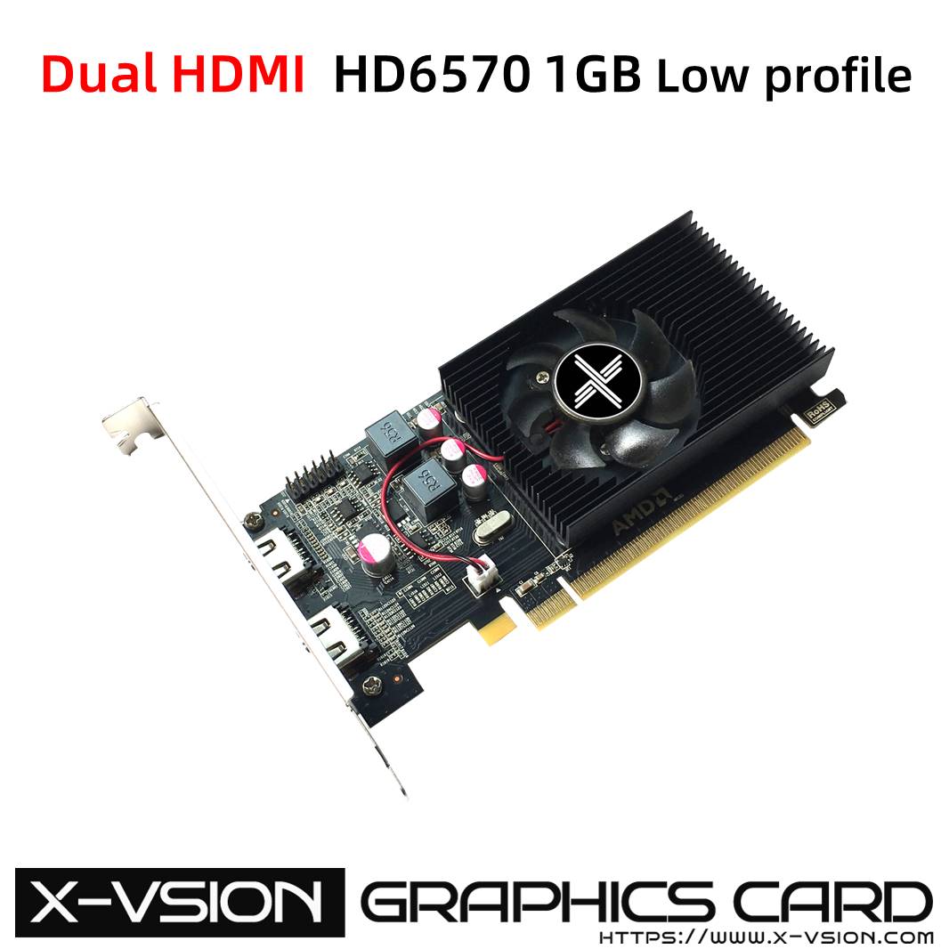X-VSION HD 6570 Dual HDMI Multi-Display Cards Low Profile 5 X-VSION HD 6570 Dual HDMI Multi-Display Cards Low Profile - Image 5
