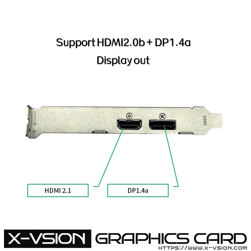 X-VSION RTX 4050 M 6GB GDDR6 Low Profile Card 8 X-VSION RTX 4050 M 6GB GDDR6 Low Profile Card - Image 8