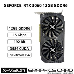 X-VSION RTX 3060 LHR 12GB GRAPHICS CARD The Ultimate Play