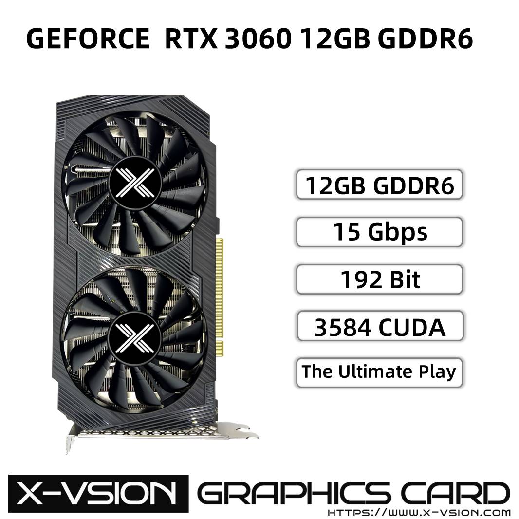 X-VSION RTX 3060 LHR 12GB GRAPHICS CARD The Ultimate Play 2 X-VSION RTX 3060 LHR 12GB GRAPHICS CARD The Ultimate Play - Image 2