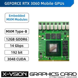 X-VSION MXM Embedded Module RTX 3060M 12GB GDDR6 Exciting