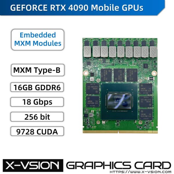 X-VSION MXM Embedded Module RTX 4090M GPU BEYOND FAST