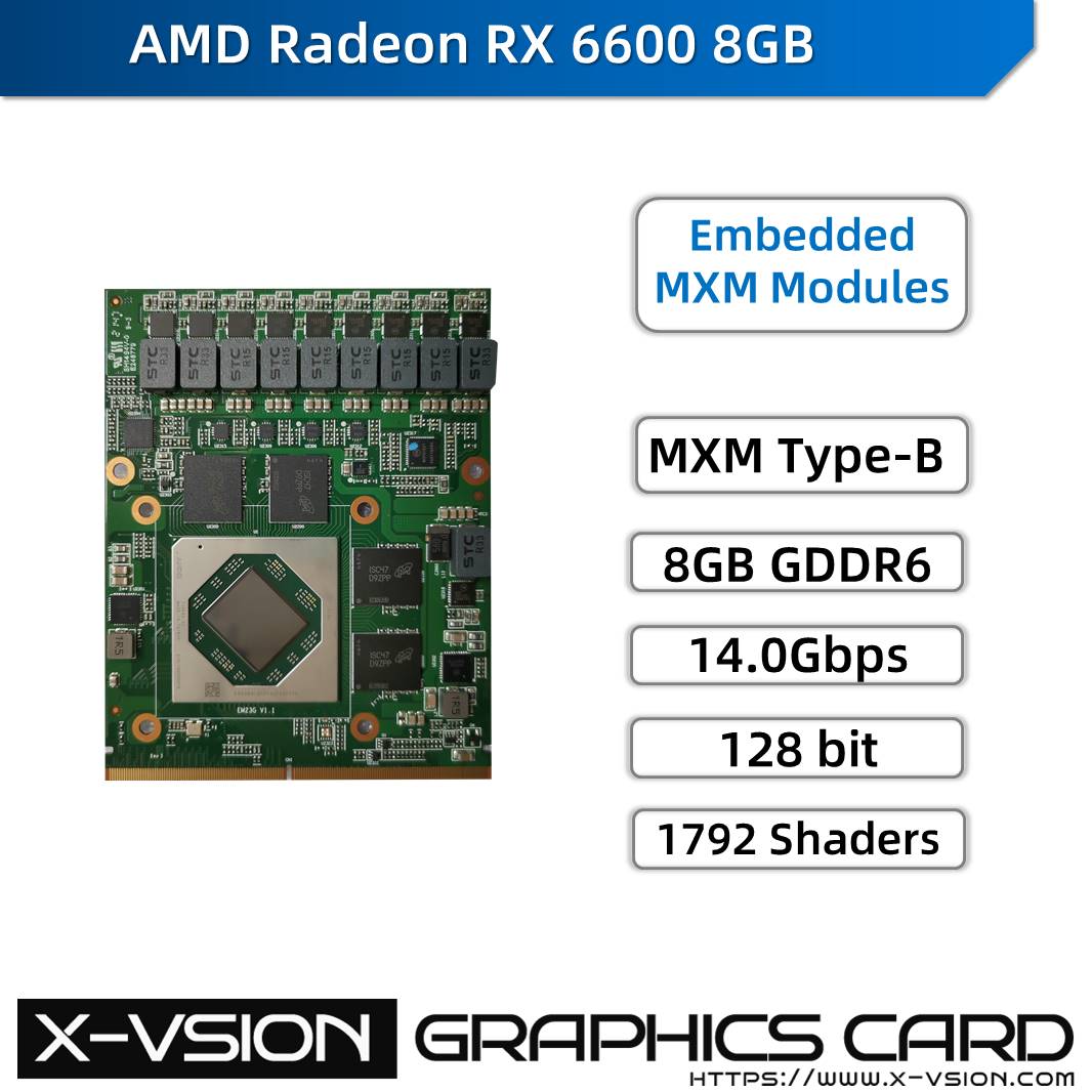 X-VSION MXM Embedded Module AMD Radeon RX 6600 8GB 2 X-VSION MXM Embedded Module AMD Radeon RX 6600 8GB - Image 2