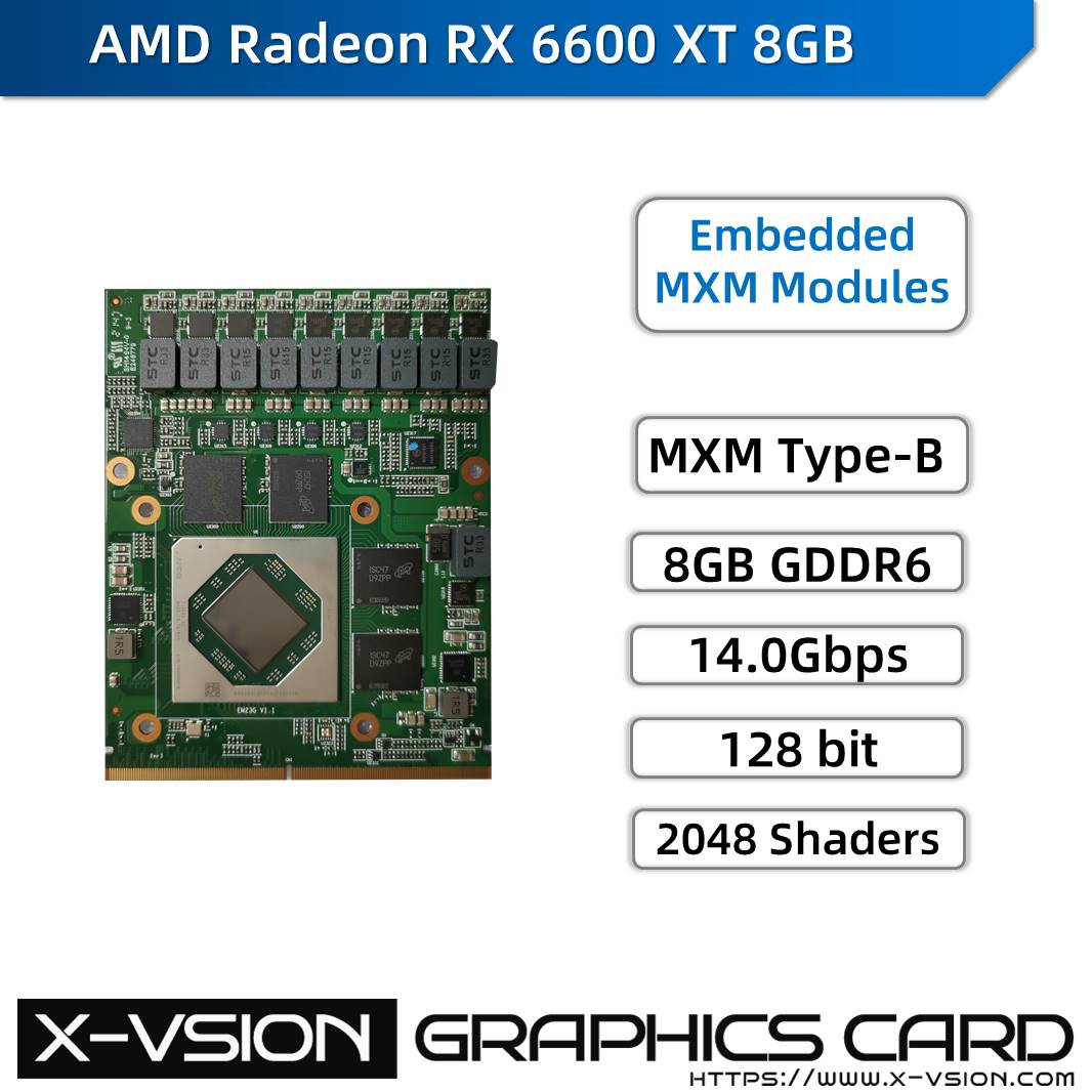 X-VSION MXM Embedded Module AMD Radeon RX 6600 XT 8GB 2 X-VSION MXM Embedded Module AMD Radeon RX 6600 XT 8GB - Image 2